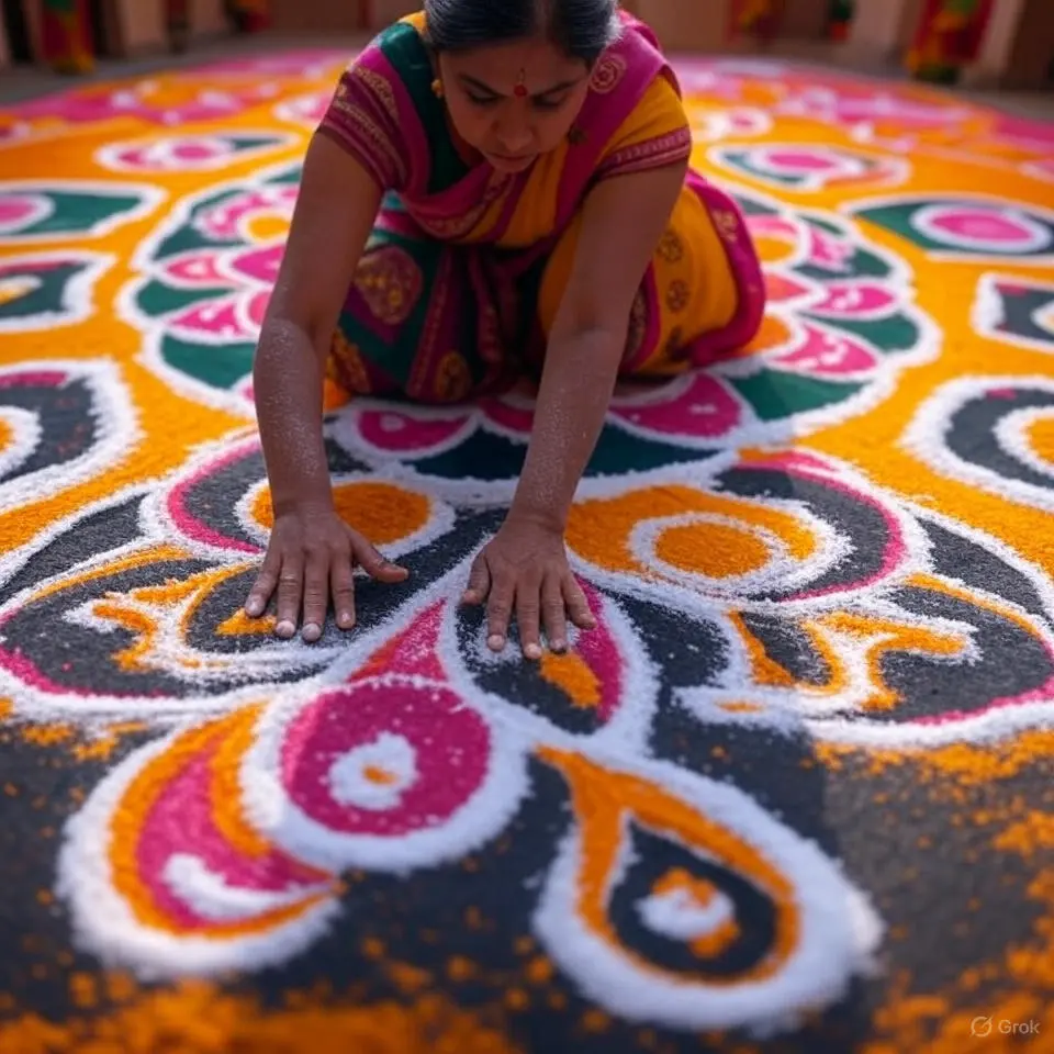 Kolam Design Bhartiya Parampara Ki Anokhi Kala Featured
